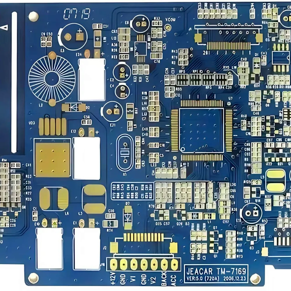Multilayer bare PCB with dense routing